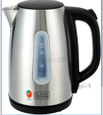 Black+Decker Stainless Steel Electric Kettle 1.7L (EXCELLENT Working Condition)