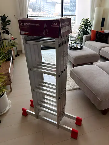 Multi-position 4 Mtr Aluminum Telescopic Ladder - Like New