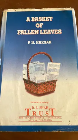 A basket of fallen leaves motivational book