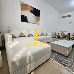 Luxury one-bedroom apartment with open views in Ajman - Al Bustan - Liwara - furnished, available fo