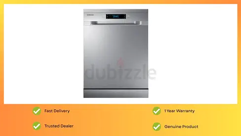 Samsung Dishwasher Freestanding Full Size with 13 Place Settings 1 Year Warranty