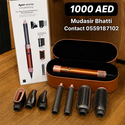 Dyson Airwrap Complete Long (Rose Gold) with Case and Attachments