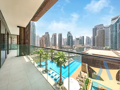 Marina and Pool View | Low Floor | Must See