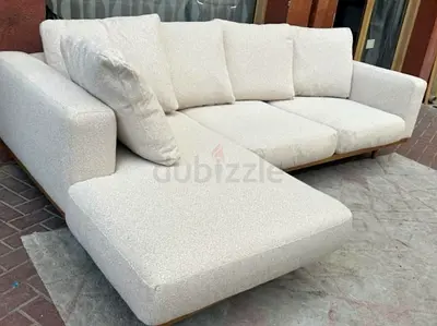Like a brand new condition West elm Newport Feather filled L Shape Sofa Beige