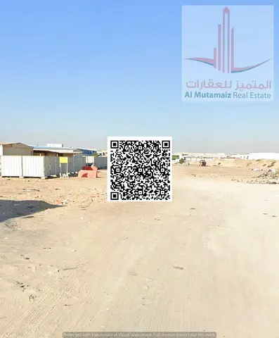 Two plots for sale / each plot is 10,000 sq ft / includes an office, room, and bathroom with an annual income of 500,000 / Industrial Area 12 / Sharja