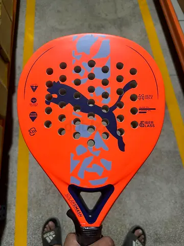 Puma Flashsalva Padel Racket - Bright Orange, Good Condition