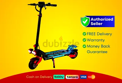 Electric Scooter Wind Horse  H8 - Red | Brand New |  Warranty | FREE  Delivery