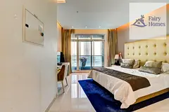 Furnished Studio | The Voleo | Canal & Pool View