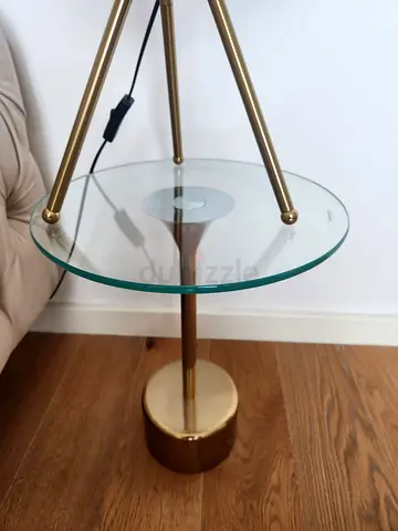 Glass center table set of 2