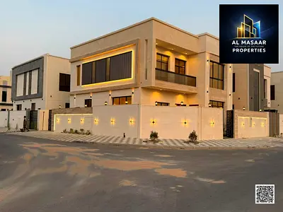 فيلا مودرن كورنر فاخرة 5 غرف ماستر خلف حديقة الحميدية – شاملة رسوم التسجيل | تملك حر لجميع الجنسيات