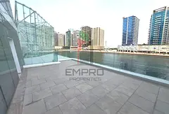 Huge Terrace with Canal View l Ready to move in