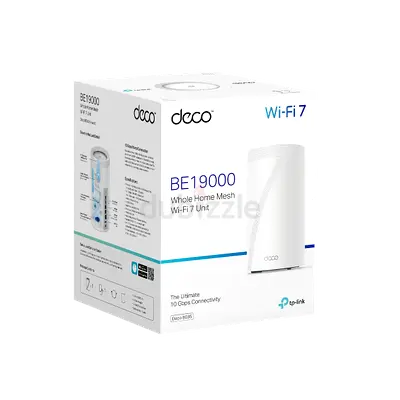 TP-Link Deco BE19000 Wi‑Fi 7 Whole Home Mesh Router (Sealed Box)