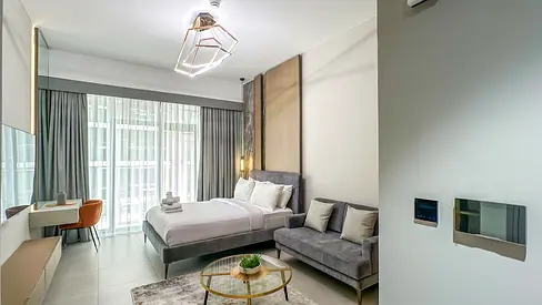 Modern Studio in JVC | Rooftop Pool & Gym Access