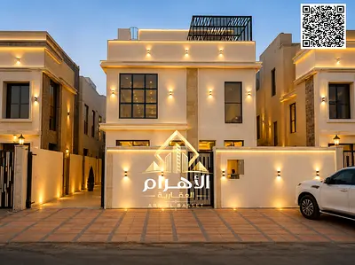 A bargain price including registration and ownership fees: a two-story villa with a roof, 5 bedrooms, a swimming pool, a large yard, and freehold owne