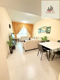 Sharjah Al Taawun, two-room apartment, a living room, a kitchen and two bathrooms