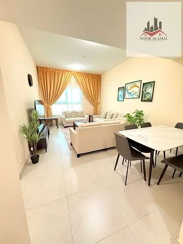 Sharjah Al Taawun, two-room apartment, a living room, a kitchen and two bathrooms