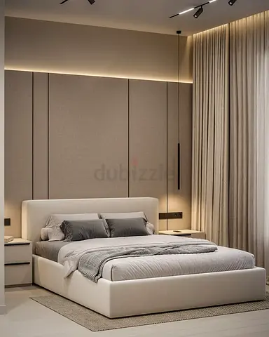 Brand New King Size Bed Frame With Mattress For Sale. Delivery All UAE Available
