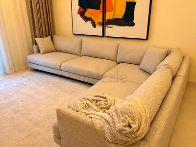 Julian 5-Seater Fabric Right Corner Sofa - Beige