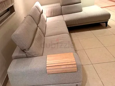 Natuzzi Italian L Shape Sofa