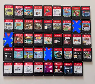 Nintendo Switch Games Mario pokemon Minecraft pokemon animal crossing Zelda crash sonic doom Splatoo