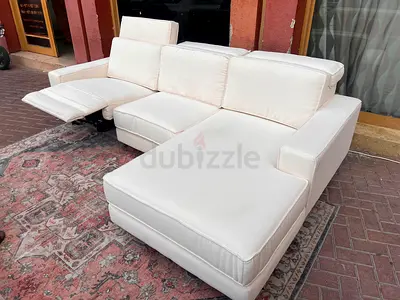 Same like new Condition West Elm L Shape Sofa Beige