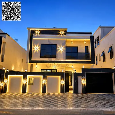 Luxury G+2 Villa for Sale in Al Helio 2, Ajman | 6 Master Bedrooms | 4,400 Sq.Ft | Central AC | Reg