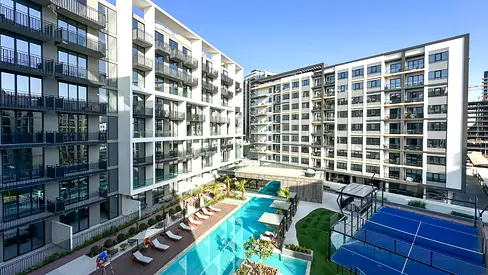 Semi- Furnished | Pool view | Spacious Studio