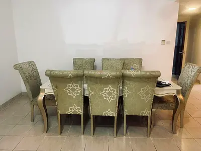 Tables8-Seater Dining Table Set – Lightly Used – AED 1,100