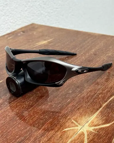 Oakley Splice Metal Frame Black w/ Black Iridium Polarized Lens