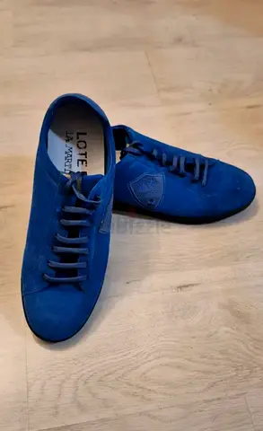 La Martina Blue suede casual sneakers - size 44.5, New