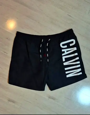 Black Calvin Klein swim shorts / casual shorts, size M, New