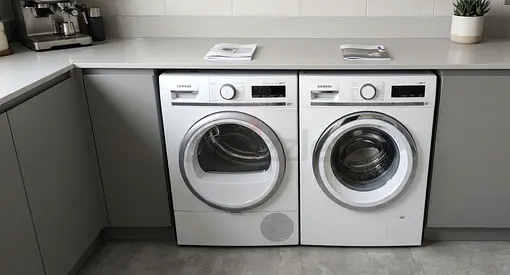 Siemens iQ700 Washer & Separate Dryer with Smart WiFi Technology