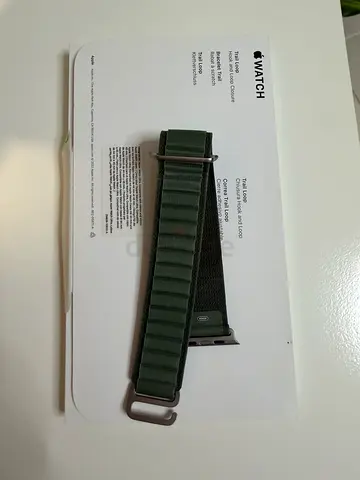 Genuine Apple watch strap / Band (Green/ Orange Trail loop)