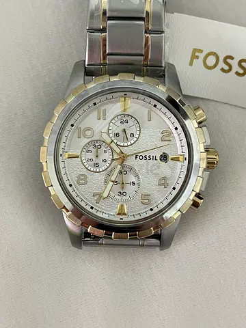 Fossil Two-Tone Chronograph Men's Watch