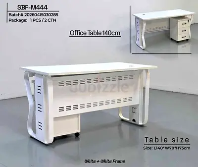 Brand new Office Table with steel Legs Available