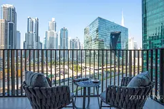 Cozy 1BR | Burj Khalifa Glimpse | High Floor | Ahad Residences