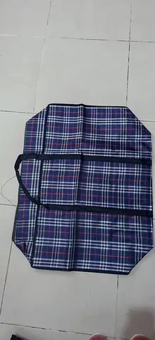Material suitcase blue