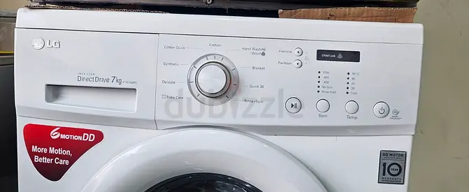LG WASHING MACHINE 7KG FOR SALE