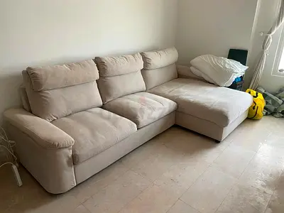 Same like new Condition IKEA Lidhult L Shape Sofa bed with storage