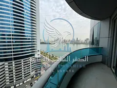 **Two-bedroom apartment for rent in Blue Tower – Al Majaz 3 | Master bedrooms | Sea view | Built-i