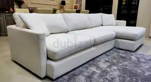 Crate&Barrel Lounge Deep L shape sofa beige