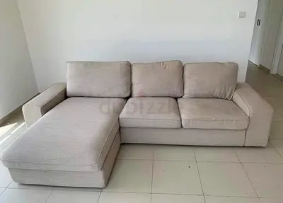 IKEA Kivik L Shape Sofa Beige
