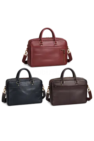 Buffalo leather office bag — Jafferjees brand