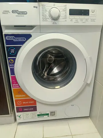 Front load / Washing machine 6kg / Perfect condition