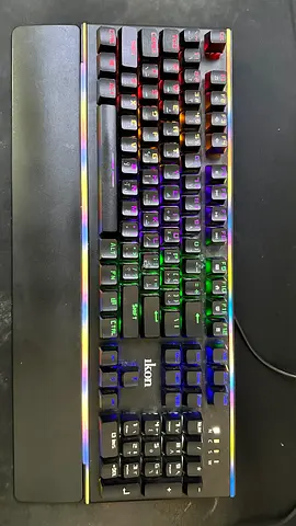 Ikon Mechanical RGB Gaming Keyboard with Wrist Rest