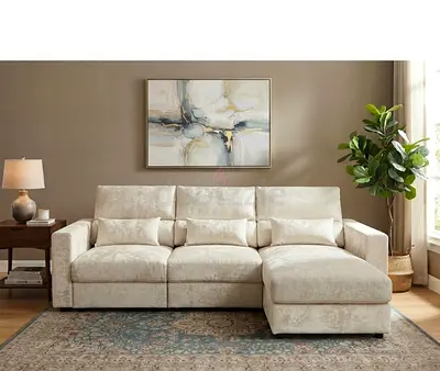 Elegant Everyday Living
Built with a durable frame and high-density foam cushions, this sofa offers