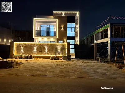 Villa with (pool)| ajman|al helio2|4 master rooms, majlis, hall, swimming pool|freehold|price included regestration, water and electricity fees.