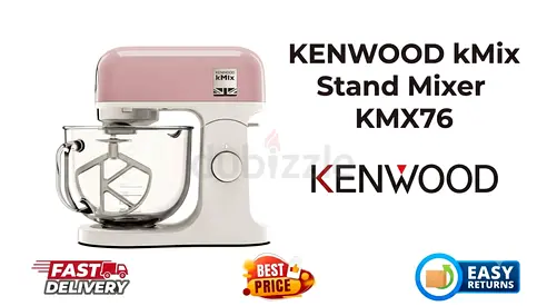 Kenwood KMix Stand Mixer KMX76 - New Condition, Original Box, Accessories - FREE DELIVERY, WARRANTY