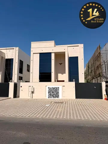 Villa for rent in Al Yasmin, very prime location, 5 master bedrooms, living room, majlis, kitchen and maid's room