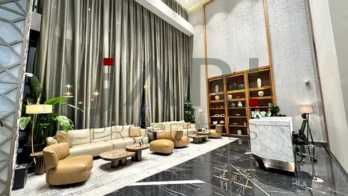 High-Floor 2BR | Furnished | Balcony with Sea & Downtown View